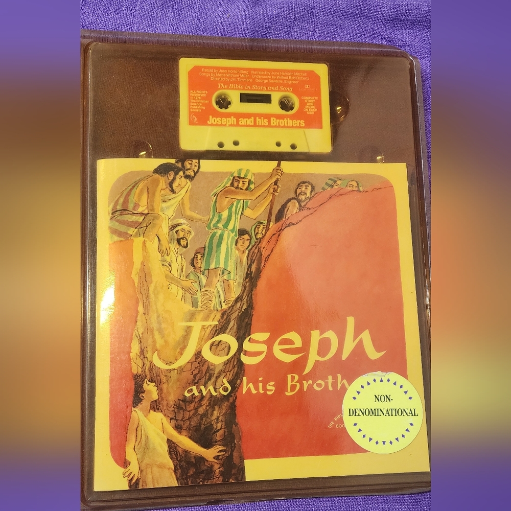 Book and Cassette: The Joseph and his Brothers: Bible Story  Pre-Owned
